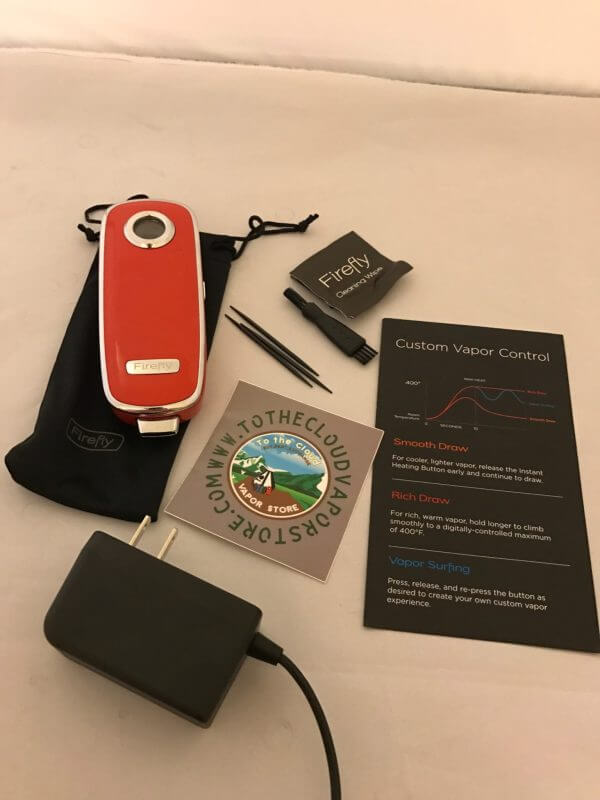 Used Firefly Vaporizer - red