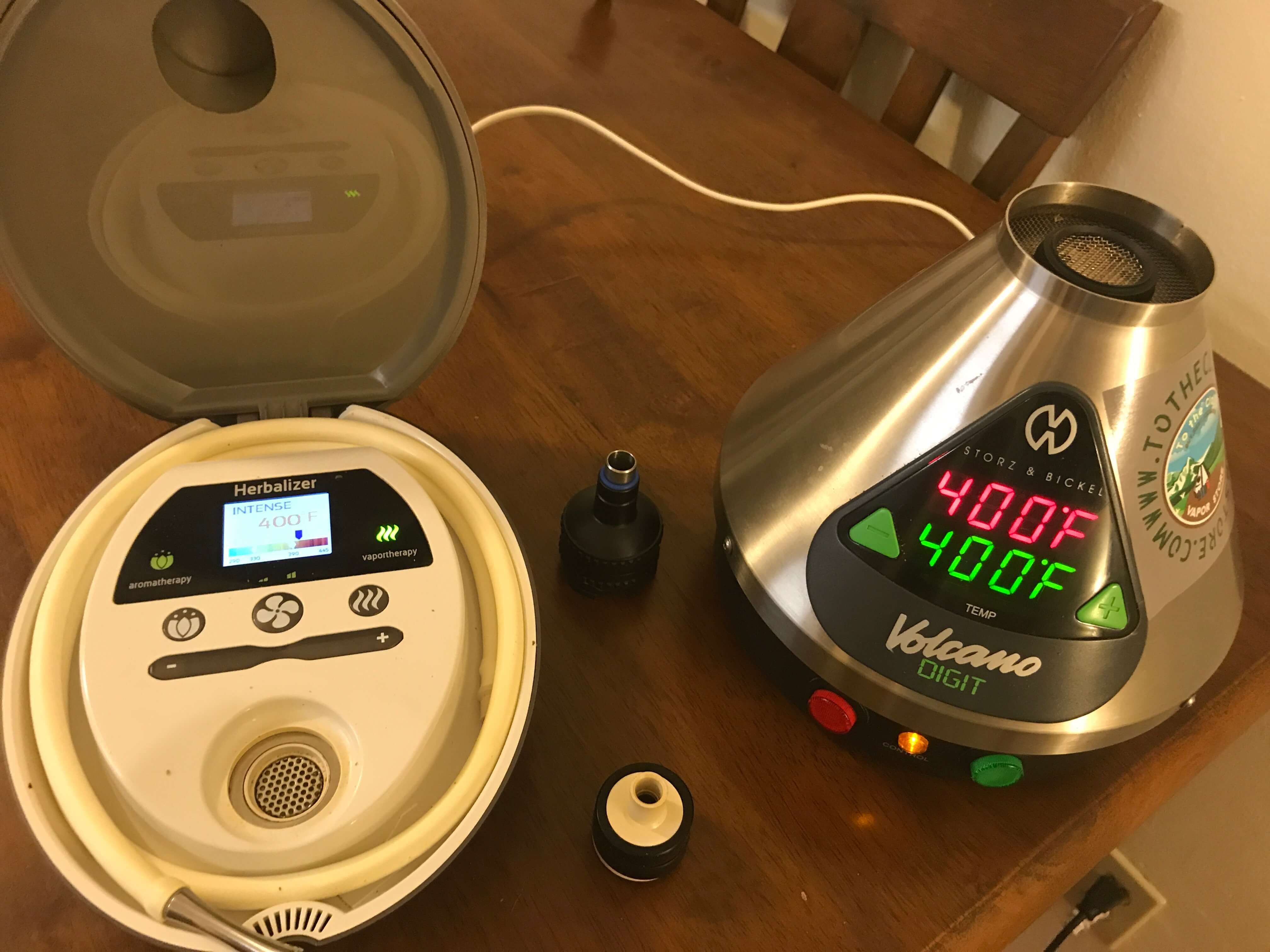 Comparing the Herbalizer to the Digital Volcano