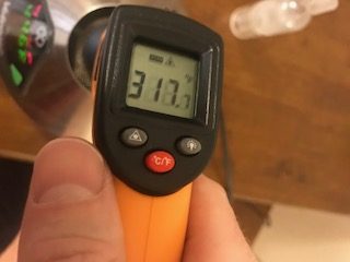 volcano vapor temperature without the obsidian