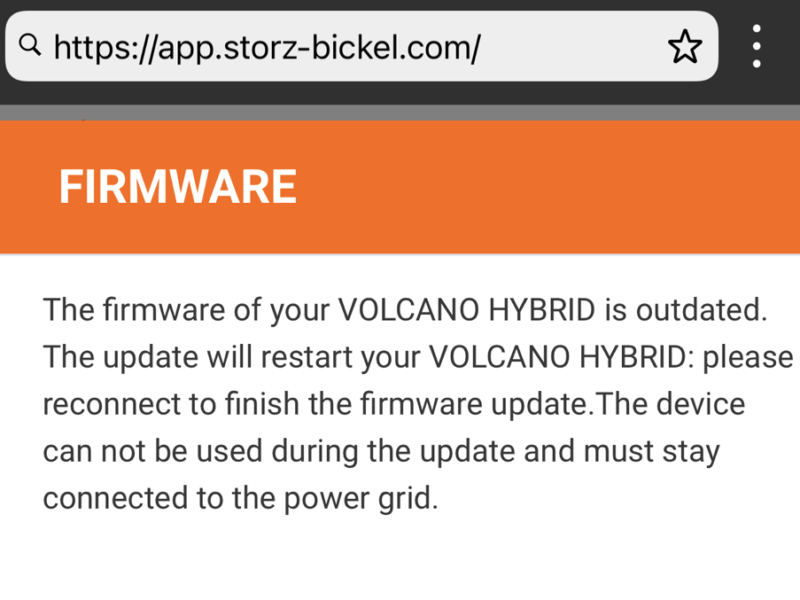 Volcano Hybrid Firmware
